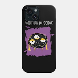 Waiting to Scare cute little monster Phone Case