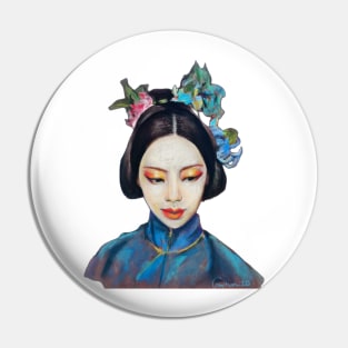 Geisha, japan Pin