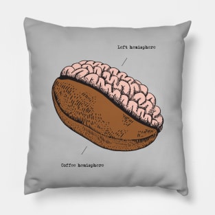 Coffee Brain Pillow