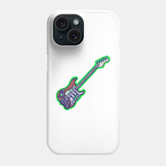 Sally Face Guitar Phone Case by elfenthusiast