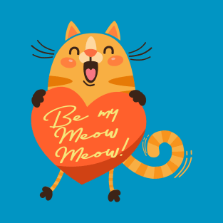 meow valentine T-Shirt