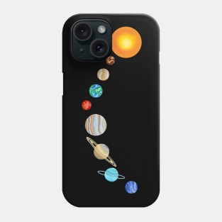 Smiling Solar System Phone Case