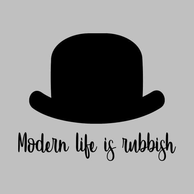 Modern Life Is Rubbish, black by Perezzzoso