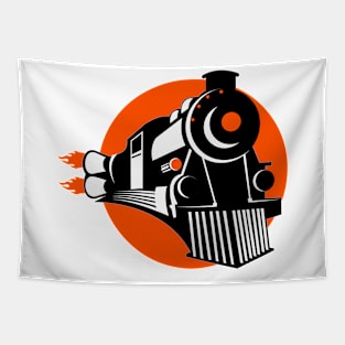 Rocket Train Tapestry