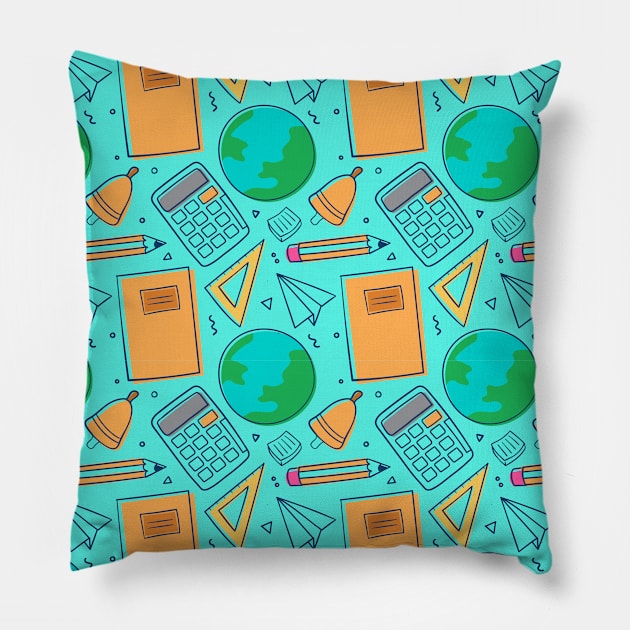 back to school Pillow by happy6fox