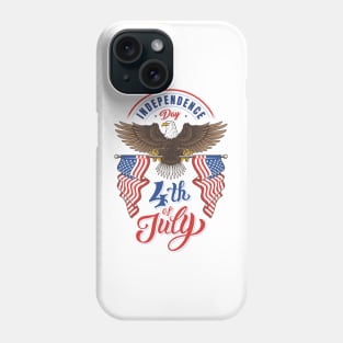 american-eagle-independence-day Phone Case