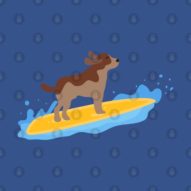 Dog surfing by CindyS