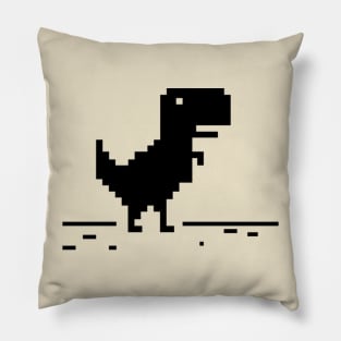 Pixel Tyrannosaurus Rex Pillow