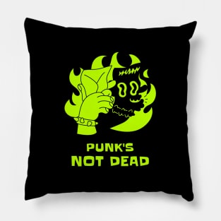 Punk's Not Dead Pillow