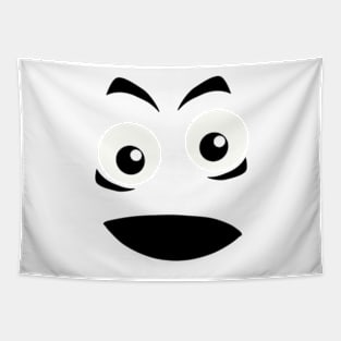 Emoji - angry face Tapestry