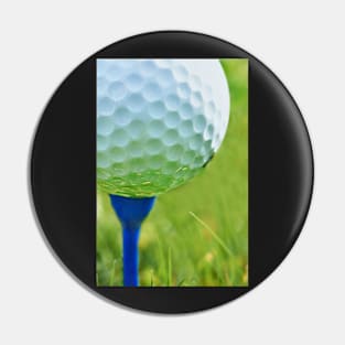 Golf Ball on Tee Pin