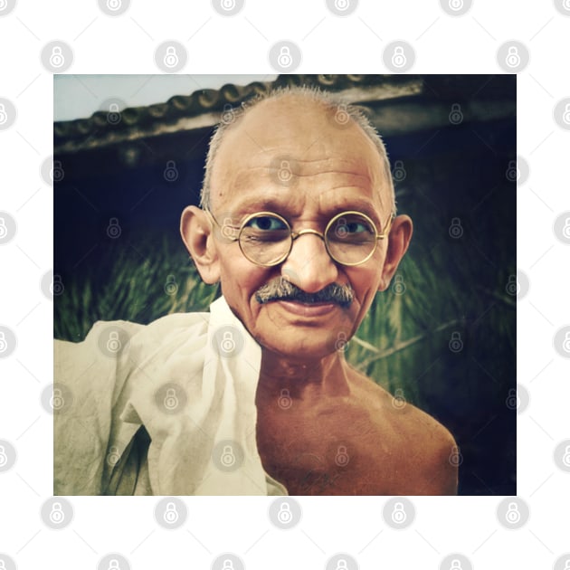 Mahatma Gandhi In colour by AndythephotoDr