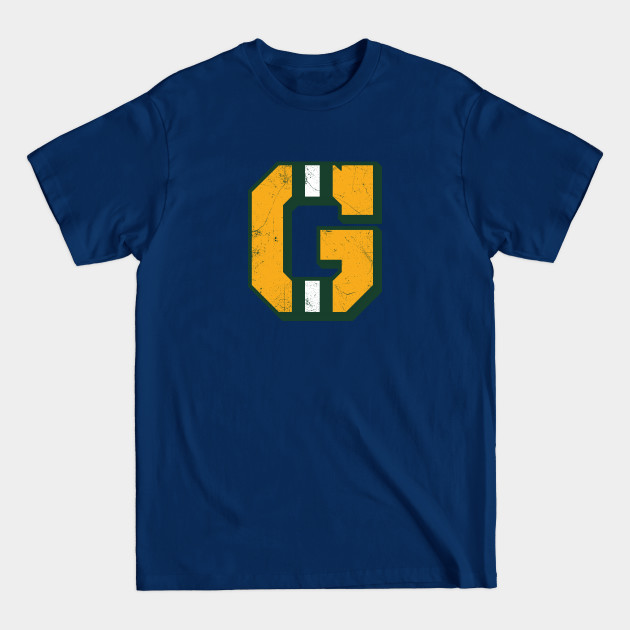 Disover Green Bay G, vintage - white 2 - Green Bay - T-Shirt