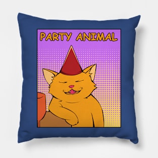 Party Animal - Pop Art Ave Pillow