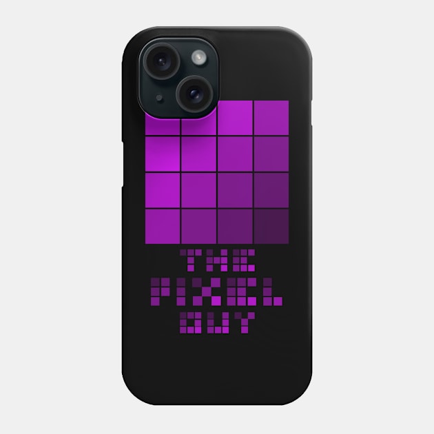 the pixel guy design for the pixel lover - pink Phone Case by JAXARTBOOK