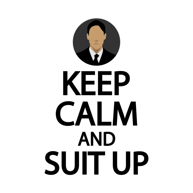 Keep calm and suit up by Geometric Designs