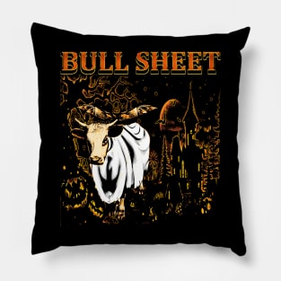 Bull Sheet Ghost Cow Pillow