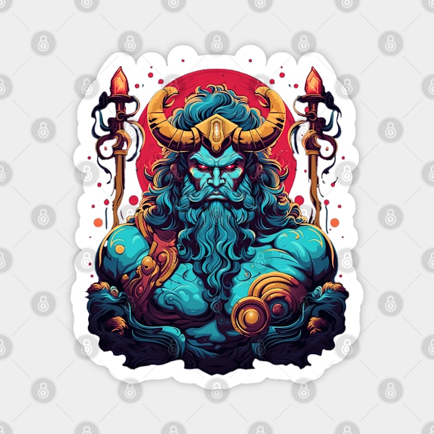 Hades, God of the Dead and Underworld Magnet by Kawaii Cuties