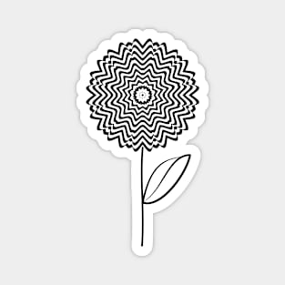 Optical sunflower Magnet