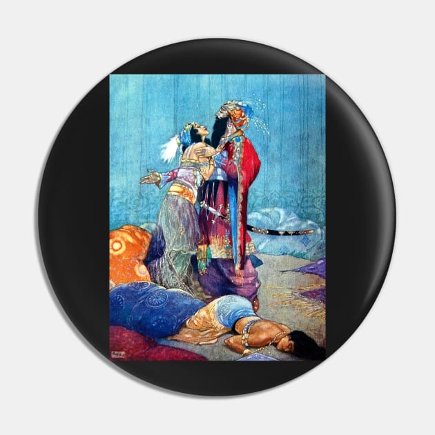 Scheherezade - Arabian Nights - Rene Bull Pin by forgottenbeauty