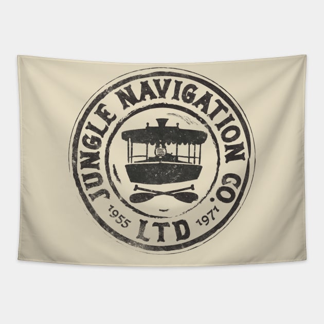 Jungle Navigation Co Stamp Tapestry by WearInTheWorld