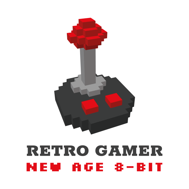 Retro Gamer - New Age 8-Bit by lildoodleTees