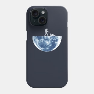 Astronaut Lawnmowing Moon Phone Case