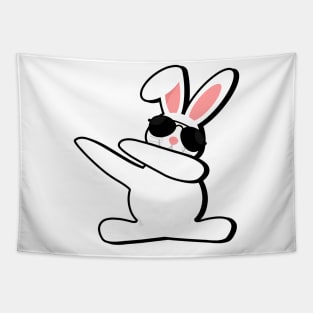Bunny Hiphop Dabbing Dance - Funny Easter Day Gift Tapestry