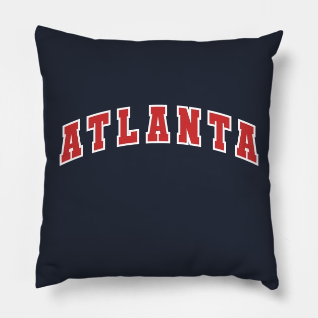 atlanta braves Pillow by GS