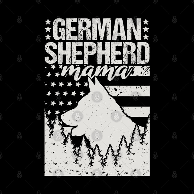 German Shepherd Mama by Tesszero