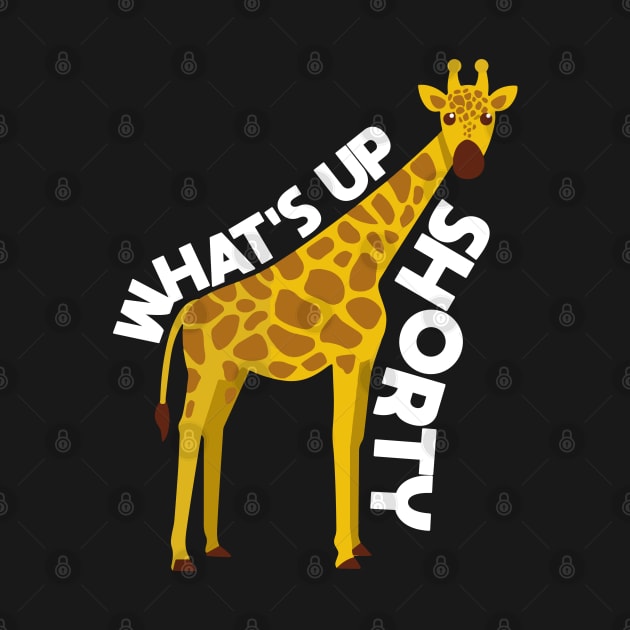 What's Up, Shorty - Giraffe - Punny Vector illustration by WaltTheAdobeGuy