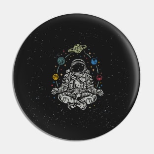 Space meditation Pin