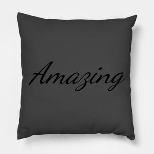 Amazing Positive Typography Art Minimal Design Pillow