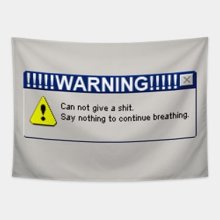 Warning Tapestry