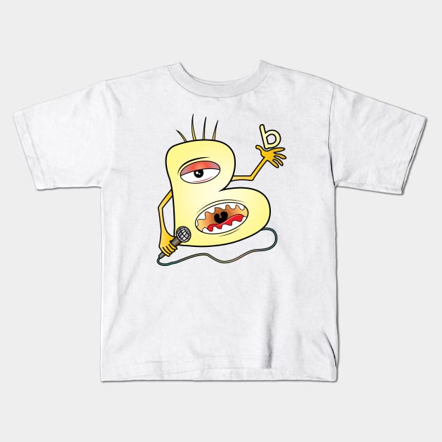 B, Alphabet Lore - Alphabet - Kids T-Shirt