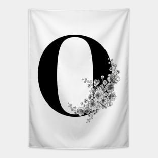 O alphabet Botanical cherry blossom sakura flowers Tapestry