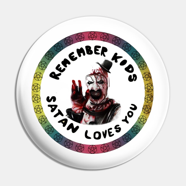 Art The Clown || Satan love you Pin by Veljam