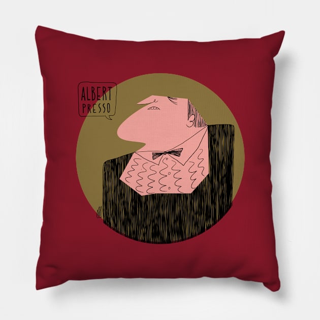 Albert Presso Pillow by EgoBazaar