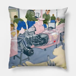 F1 painting Study Pillow