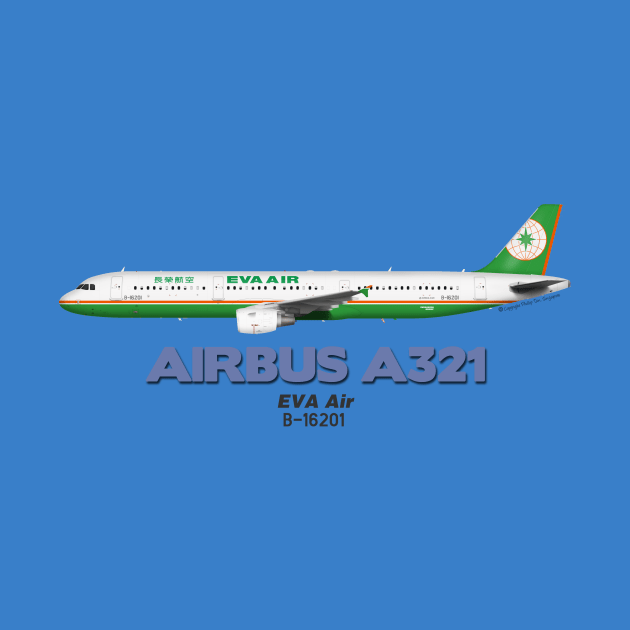 Airbus A321 - EVA Air by TheArtofFlying
