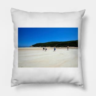 Long Walk To The Surf Pillow