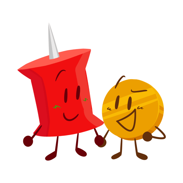 Pin x Coiny BFDI by PuppyRelp