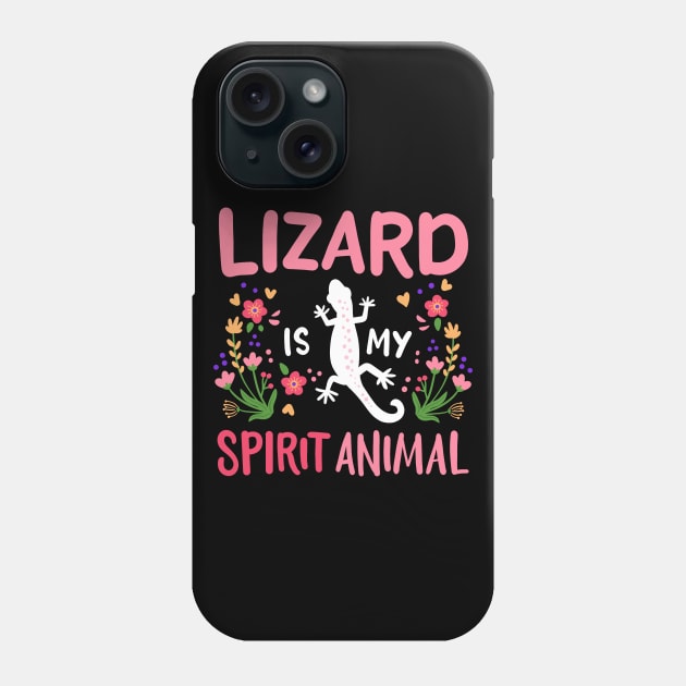 Lizard Reptile Lizard Lover Spirit Animal Phone Case by CreativeGiftShop