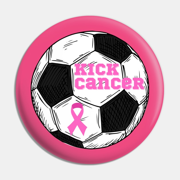 Kick cancer soccer Pin by Sport-tees by Marino's