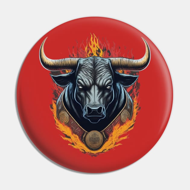 Fiery Determination Pin by RK New Fashion 