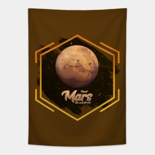 Planet Mars: The Red Planet Tapestry