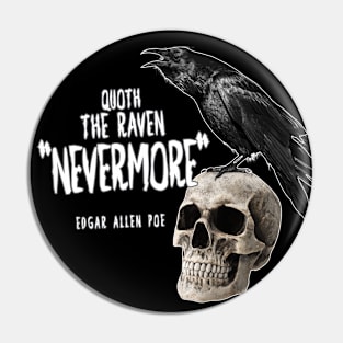 Nevermore Raven design. Pin