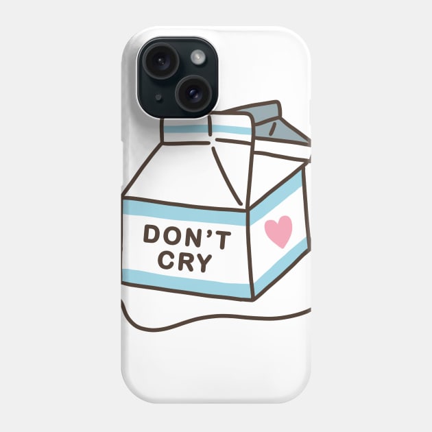 Don't Cry Spilt Milk Phone Case by queenofhearts