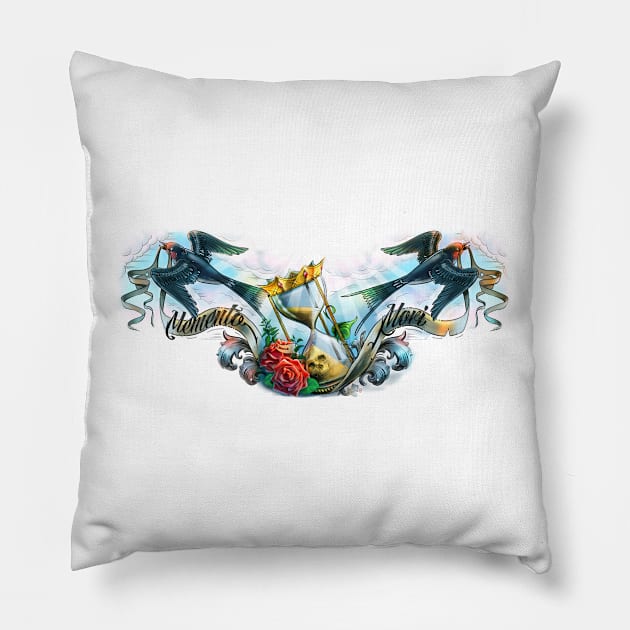 Memento Mori Pillow by pakowacz