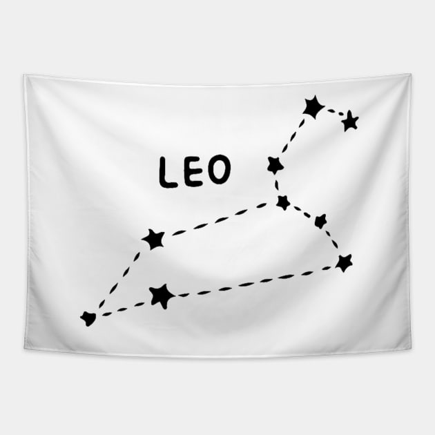 Zodiac Sign - Leo Tapestry by Uwaki